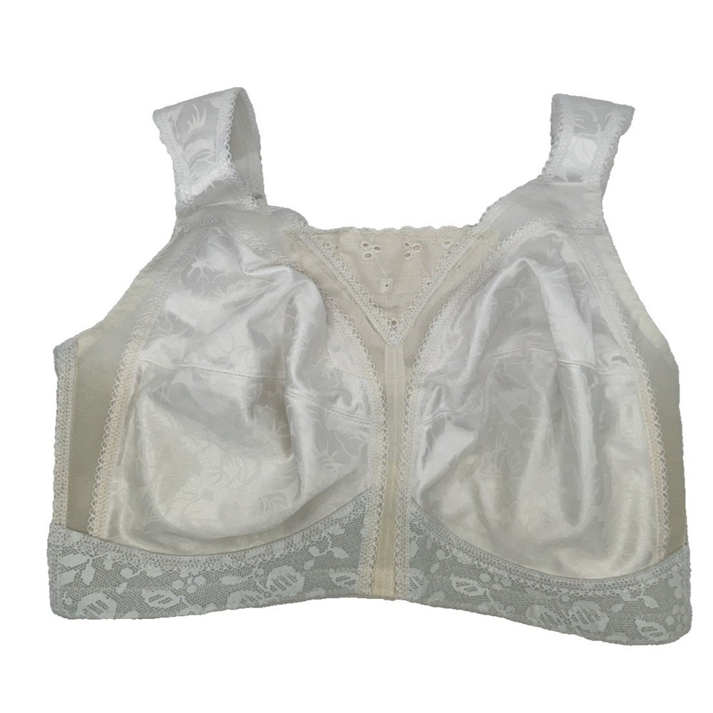 Playtex 18 Hour Ultimate Comfort Strap Full-Figure Wireless Bra 4693 40DD White